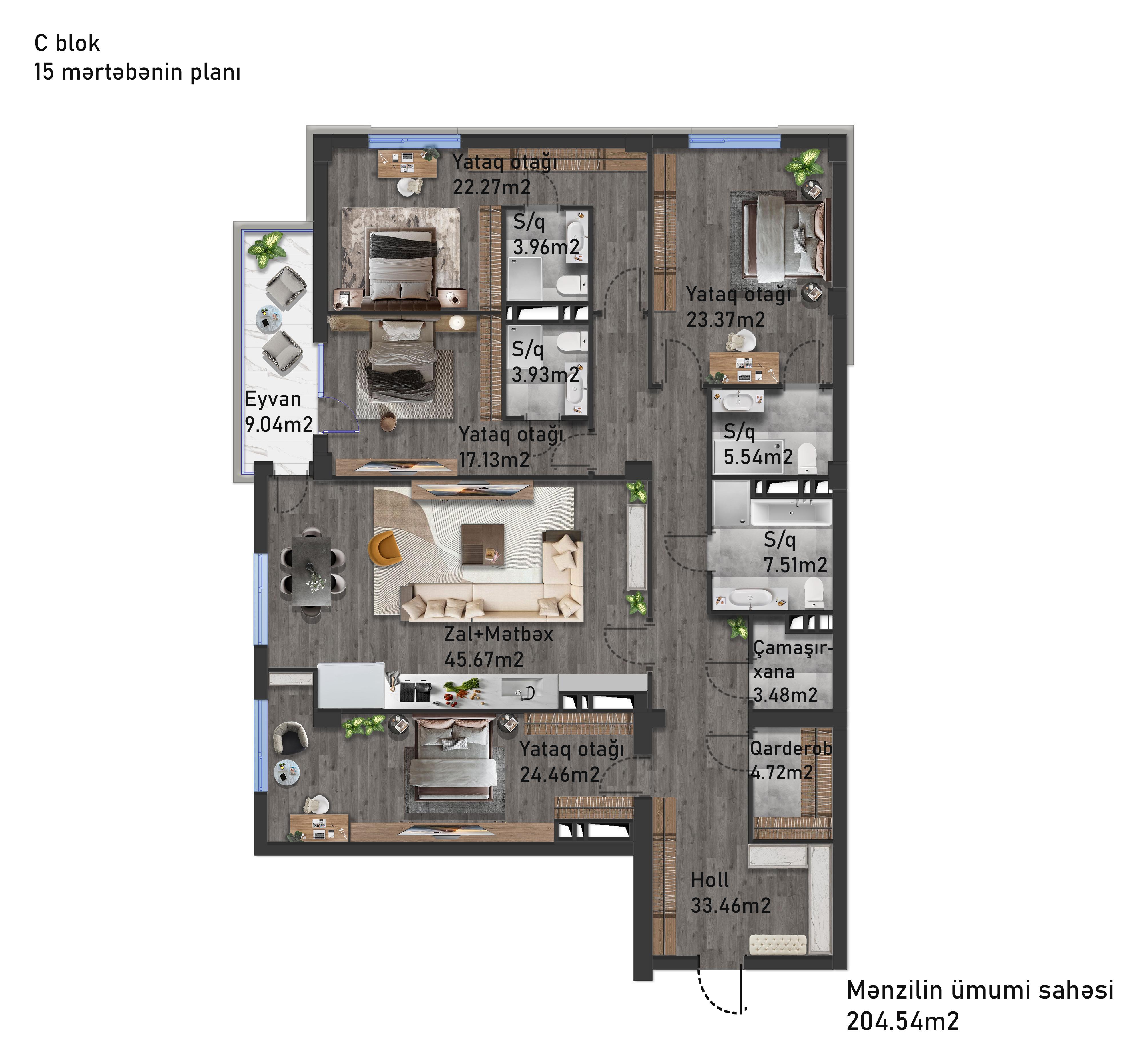 4 otaq - 204.54m2